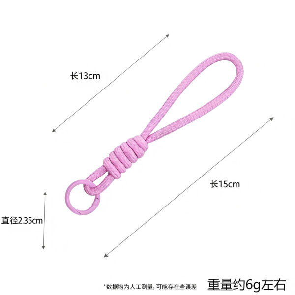 Wholesale Hand Knitted Polyester Phone Lanyard with Cartoon Doll Card Holder for School Bag or Keychain Casual Phone Accessory for Resale
