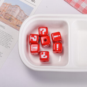Red greeting block