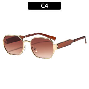 C4-gold tea frame double tea slices (model style)