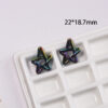 oly-eb81ed562abcebcaf0422a5cc7037bc6 Wholesale Y2K UV Plated Five Point Star Acrylic Beads for DIY Keychain Fashion Accessory
