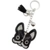 Wholesale Rhinestone Tassel Dog Keychain Stylish Bag Charm Gift