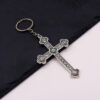oly-ebaa9c336f1bafd2735c7f64934f34f4 Wholesale Cross Keychain Pendant Alloy Silver Bag Charm Key Accessory