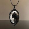 oly-ebb1df8785ff71a8cda49d8f550b54ea Wholesale Black Cat Pendant Vintage Necklace Fashion Accessory Gift Boutique Resale