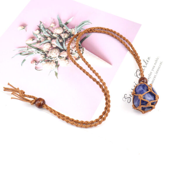 oly-ebcb2bcec3fa365bdf22e7fd99338a54 Wholesale Amethyst Crystal Handmade Pendant Necklace Adjustable Fashion Accessory