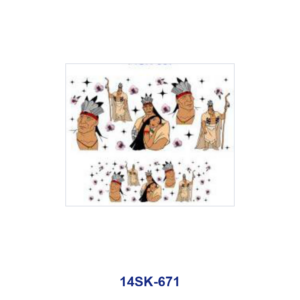 14SK-671 / 8pcs / 9cm