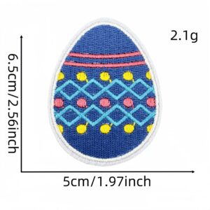 Easter egg cloth stickers 16#