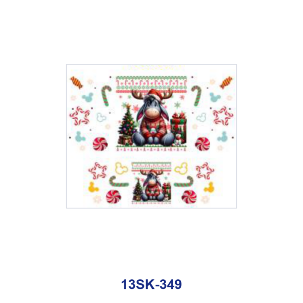 Wholesale 8pcs Christmas Elf Mini Cup Keychain Sticker