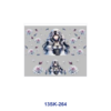 Wholesale 8pcs Gothic Girl Black Rose Mini Cup Keychain Sticker