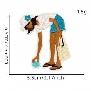 Cowgirl cloth patch 6#