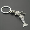 Wholesale Mermaid Skull Halloween Keychain Pendant, Fashion Accessory Gift for Resale