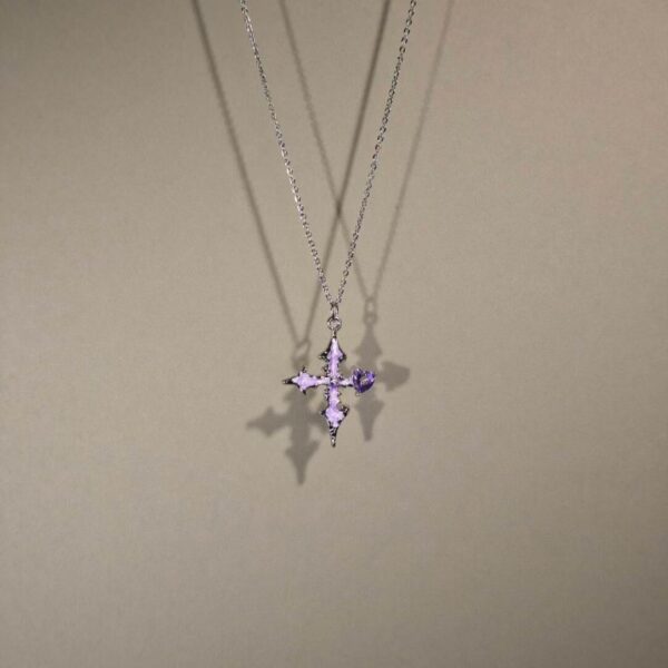 Wholesale Alloy Cross Pendant Necklace Vintage Gothic Style Fashion Accessory for Women Resale