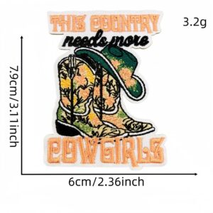 Cowboy girl cloth sticker 17 #