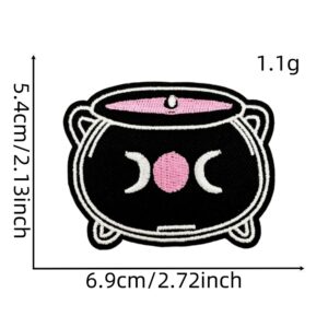 Dark skull series cloth sticker 9#