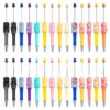 oly-ec7f76bedabdaa1dd64ff4833fe72861 Wholesale Cute Rhinestone Beaded DIY Pen Plastic Ballpoint Pen for Office Stationery Gift