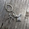 oly-ec872696c7ac48f110c7a0c799325a1c Wholesale Christmas Reindeer Keychain Pendant Fashion Alloy Car Key Accessory DIY Gift