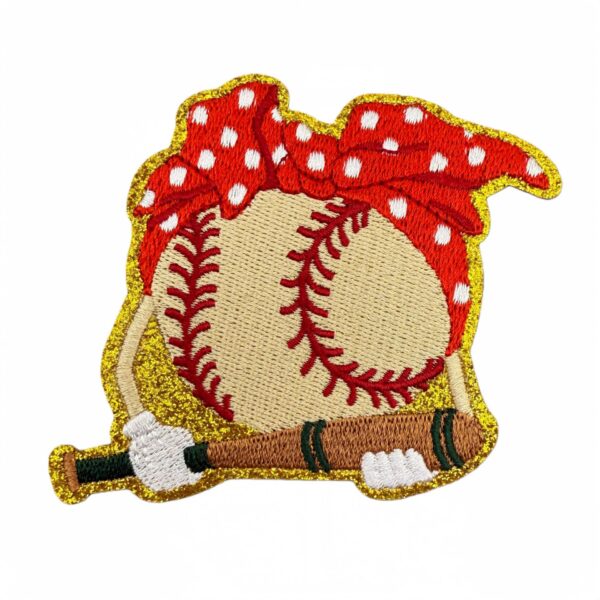 oly-ec94714cefabd60f0a3ef98f285dd99f Wholesale Cartoon Baseball Embroidered Patch Set of 6 - Decorative Iron-On Applique for Everyday Use or Boutique