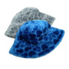 Wholesale Plush Fisherman Hat Heart Pattern Women's Casual Foldable Sun Hat