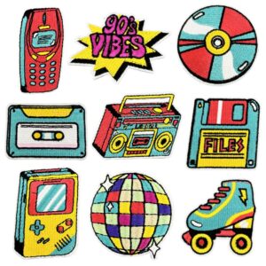 oly-ecfe3280bb5738114842cd0be2859c73 Wholesale Cartoon Retro Radio Embroidered Patch Music Game Decorative Sticker DIY Accessory for Resale