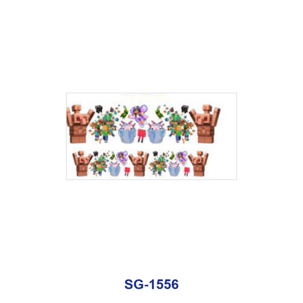 Wholesale 8pcs Mixed Cartoon Game Doll Print 3oz Cup Stickers Wrap OLY Exclusive