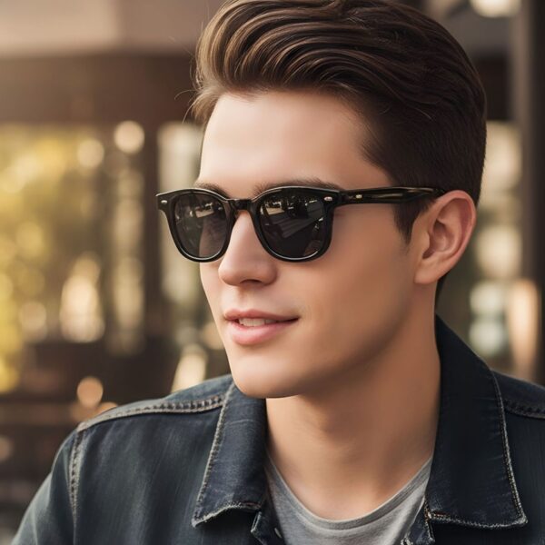 oly-ed2daf24fc030e2cb42eaa883b8da1d7 Wholesale Ring Detail Retro Square Sunglasses UV400 Sun Protection Outdoor Casual Fashion Accessory