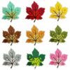 Wholesale Maple Leaf Embroidered Cloth Patch for Clothing Decoration Fashion Accessory Boutique Resale
