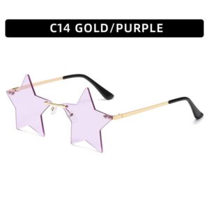 C14-gold frame light purple