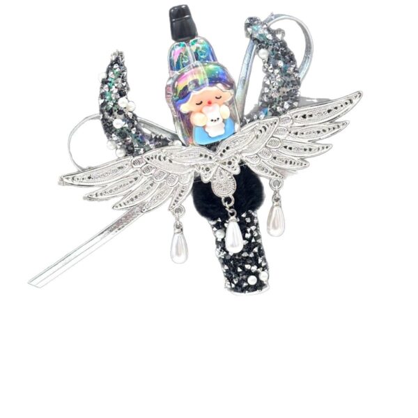 oly-ed3dbdf65fb4b7aad208f756c45833e4 Wholesale Dark Angel Wings DIY Beaded Pen with Tassels Trendy Jewelry Accessory for Everyday Use