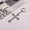 oly-ed4f66fe8aa3b076e4aea62d5b4bf50f Wholesale Cross Keychain Pendant Alloy Silver Bag Charm Key Accessory