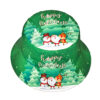Wholesale Christmas Snowman Print Bucket Hat Outdoor Sun Protection Hat