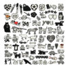 Wholesale Trendy Animal Embroidery Patch Polyester Thread Decorative Accent for Clothing Bag