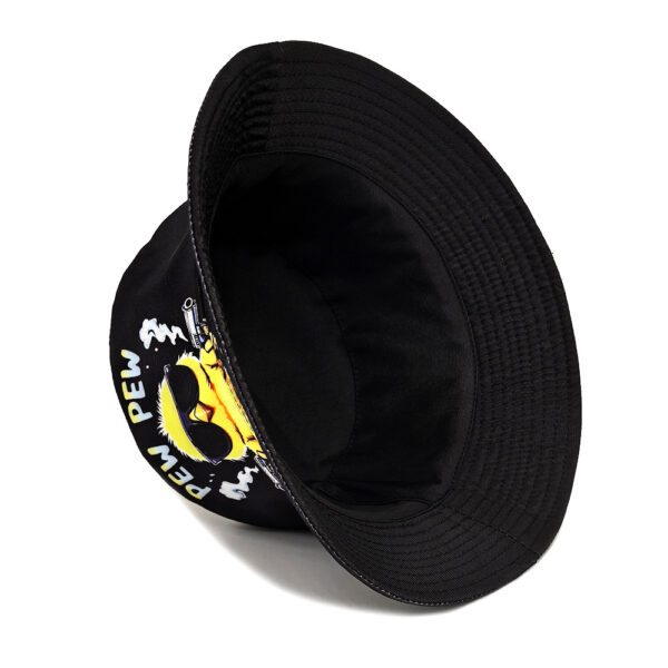 Wholesale Fun Duck and Chick Print Bucket Hat Sun Protection Casual Summer Hat for Women Fashion Outdoor Gift