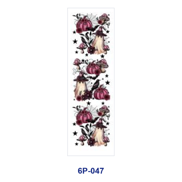 Wholesale 2/8/16pcs UV DTF Stickers Halloween Pumpkin Ghost Bat Print Pen and Bookmark Stickers OLY Exclusive