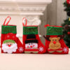 oly-eda2e2750a564452db2d6a79349f0039 Wholesale Sequined 3D Santa Christmas Stocking for Holiday Home Decor Resale Gift Bag