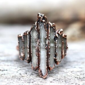 Wholesale Irregular Geometric Rock-Edge Retro Ring for Women Trendy Jewelry Accessory
