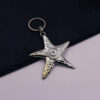 Wholesale Silver Star Keychain Pendant, Fashion Accessory Keychain for Boutique Resale