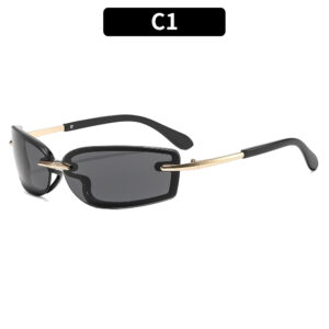 C1-gold frame gray piece