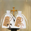 Wholesale Cross Design Enamel Alloy Keychain Pendant Set Gift for Bag Decoration