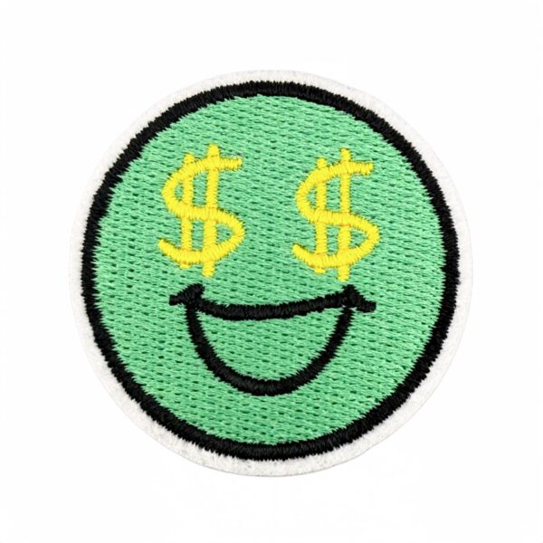 Wholesale Cartoon Expression Embroidered Patch Iron On Decorative Stickers for DIY Crafts