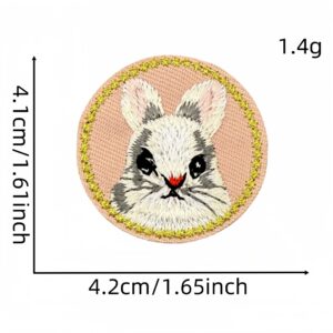 Cartoon animal cloth stickers 6 #