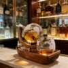 oly-edede425eb2fb920d5a534348b168ebf Wholesale High Borosilicate Glass Rotating Globe Weather Bottle Home Decor Resale