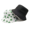 oly-edfc00a1db9b2e5e21fcdc4c1f59480d Wholesale Printed Bucket Hat with Four Leaf Clover Design Chic Casual Sun Hat Unisex