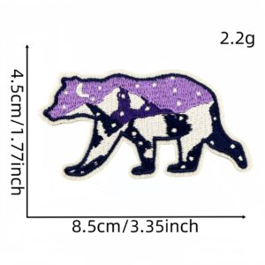 Scenery bear cloth sticker 15 #