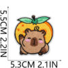 oly-ee283eddd956fb6ab169cccab0c68f83 Wholesale Cute Capybara Embroidered Patch Iron-On Decorative Applique for Clothing and Bags