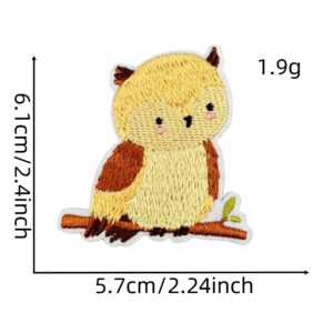 Autumn animal cloth stickers 6#