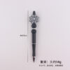 Wholesale Creative Handmade Spider Web Silicone Beaded Rotating Pen  Decorative Office Craft Supply