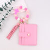 oly-ee3d134b947526c77cc205a4c4972a51 Wholesale Cross Design Silicone Keychain - Pink Charm Key Ring Fashion Accessory Gift