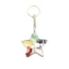 oly-ee40f1097d98011c524418ac2589e253 Wholesale Metal Keychain Pendant Colorful Crystal Star Life Tree Design for Couple