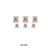 Wholesale 8pcs Kawaii Cartoon Cat 3oz Cup Stickers Wrap OLY Exclusive