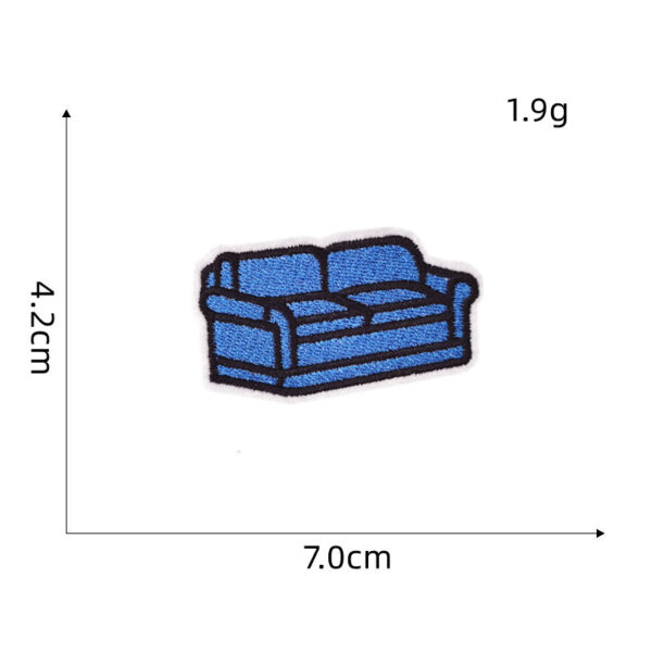 Wholesale Cute Cartoon Iron-On Embroidery Patches for Clothing Decoration Craft Supply