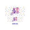 Wholesale 2/4/8pcs Colorful Bear Mini Keychain Sticker OLY Exclusive